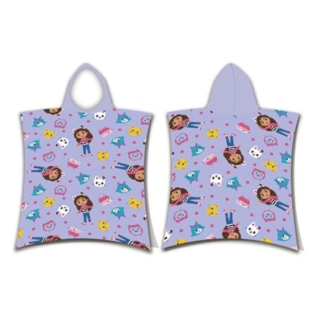 Gabby's Dollhouse Badponcho - 55 x 110 cm - Polyester