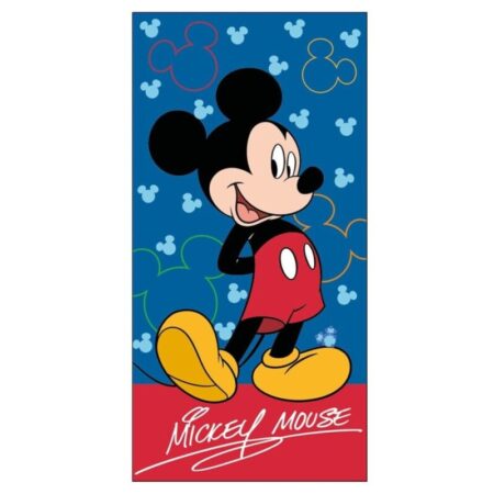 Disney Mickey Mouse Strandlaken Mickey Blauw - 70 x 140 cm - 100% katoen