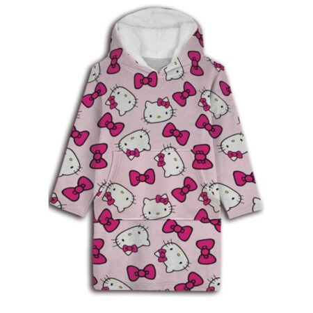Hello Kitty Poncho - maat volwassen - Sweatstof