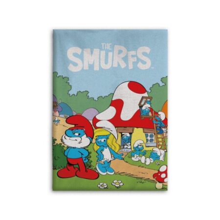 Smurfen Fleece deken - 110 x 150 cm - Flanel