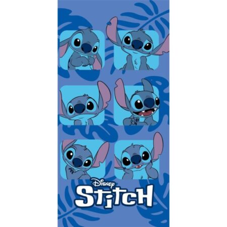 Lilo en Stitch Strandlaken Zes Portretten - 70 x 140 cm - Polyester