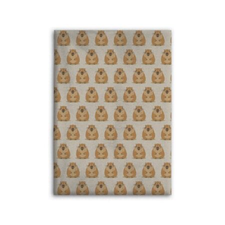 Capybara Fleece deken - 110 x 150 cm - Flanel