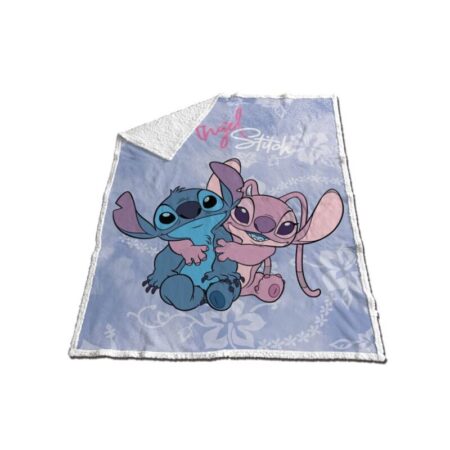 Lilo en Stitch Fleece deken - 120 x 150 cm - Sherpa