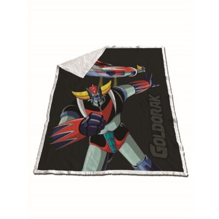 Goldorak Fleece deken Actiepose - 130 x 170 cm - Sherpa - pre order