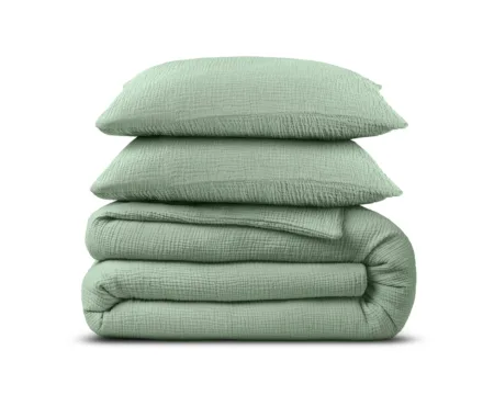 Dreamhouse Mousseline Perkal Groen 200 x 220/240 cm