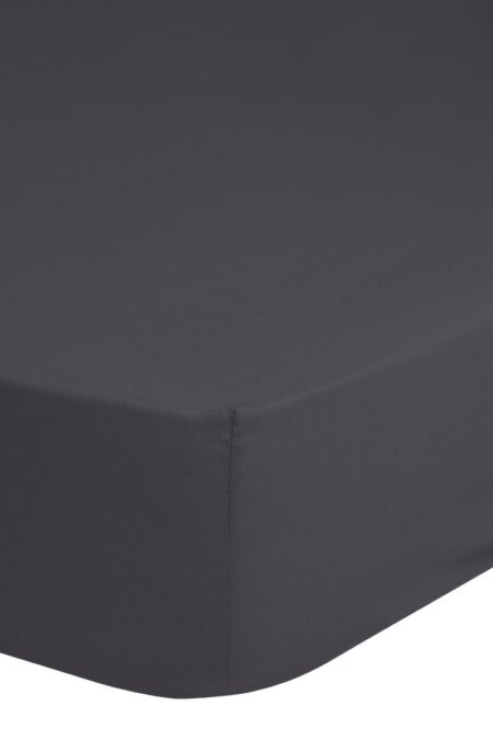 Antraciet - (90x220 cm) - Katoen Satijn
