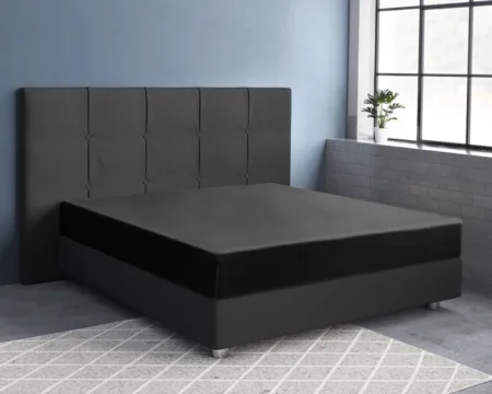 Primaviera Deluxe Satijnen Hoeslaken Zwart 180 x 210 cm