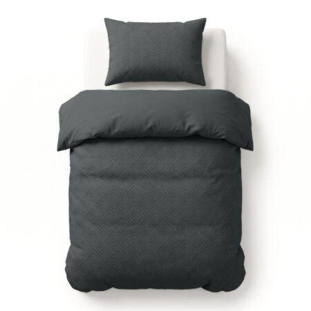 Sleeptime Modern Geo 3D Antraciet 140 x 200/220 cm
