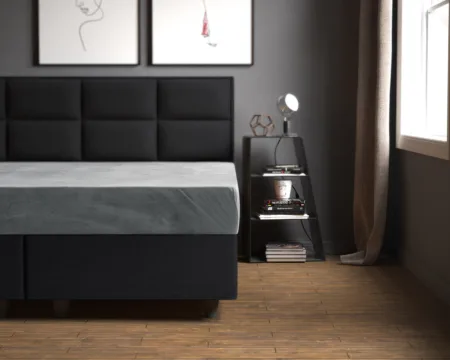 Sleeptime Velvet Hoeslaken Grijs 90 x 200 cm