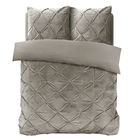 Sleeptime Velvet Pintuck Zand 240 x 200/220 cm