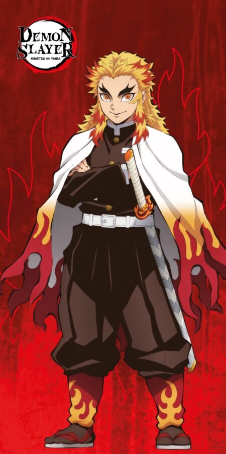 Demon Slayer strandlaken Rengoku 70 x 140 cm - katoen