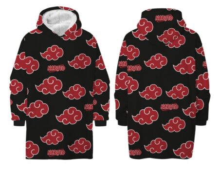 Naruto hoodie deken Medium (kind/tiener vanaf 120 cm) - polyester