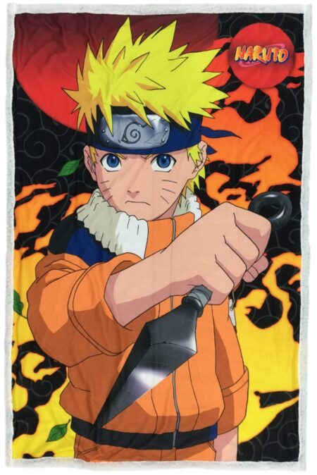 Naruto sherpa deken Naruto Kunai 100 x 150 cm - polyester