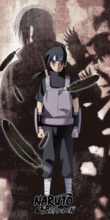 Naruto strandlaken Itachi ANBU 70 x 140 cm - katoen