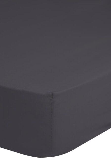 Good Morning Hoeslaken "Uni" - Grijs - (200x220 cm) - 100% Katoen