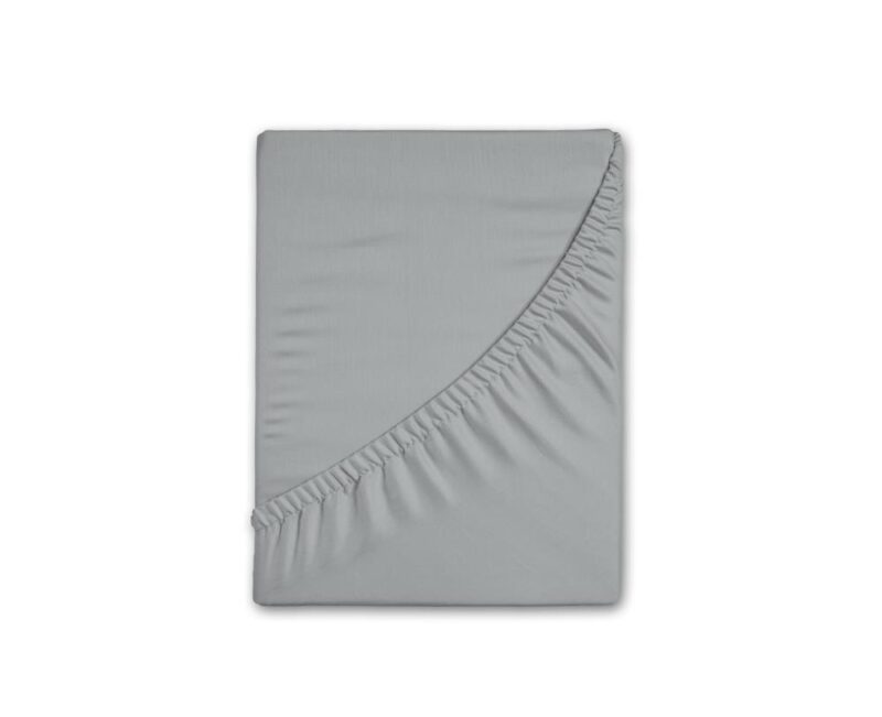 Good Morning Hoeslaken "Uni" - Grijs - (60x120 cm) - 100% Katoen - Afbeelding 3