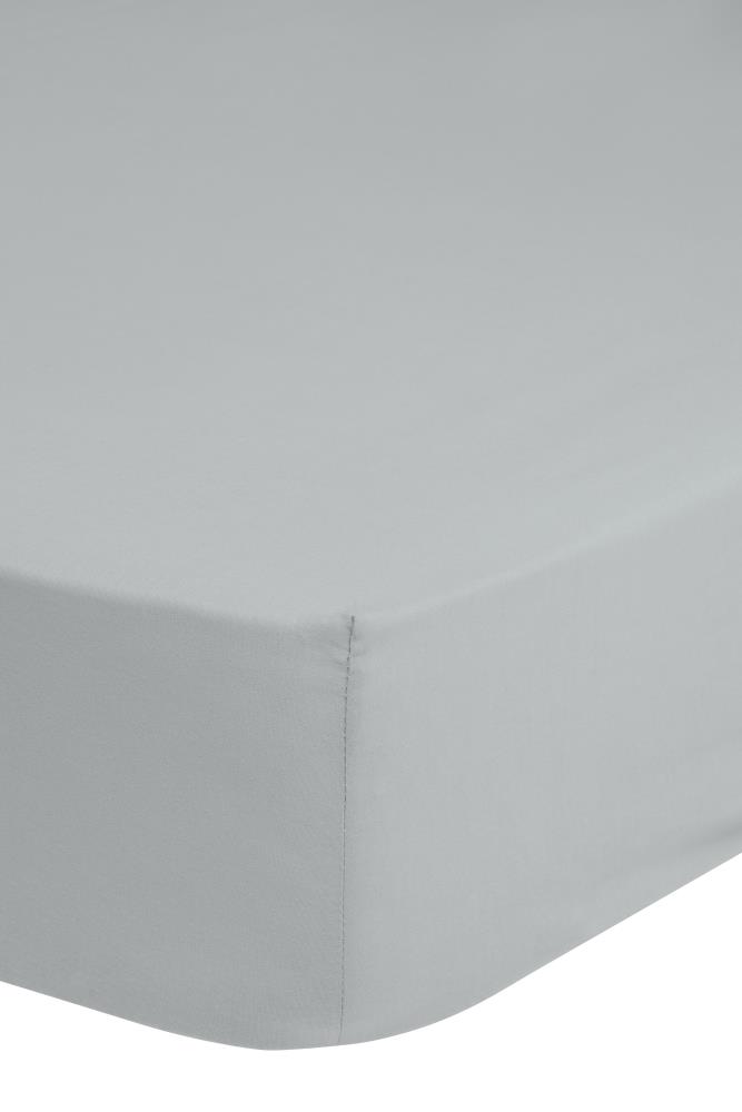 Good Morning Hoeslaken "Uni" - Grijs - (60x120 cm) - 100% Katoen - Afbeelding 2