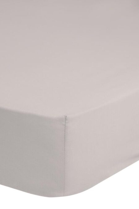 HIP Hoeslaken "Uni" - Bruin - (180x220 cm) - 100% Katoen