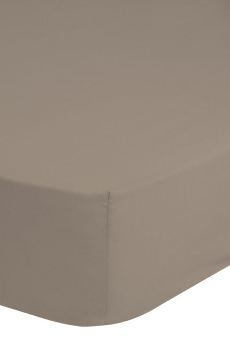 Good Morning Hoeslaken "Uni" - Bruin - (90x200 cm) - 100% Katoen