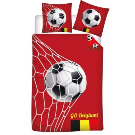 Voetbal Dekbedovertrek - 140 x 200 cm - 65 x 65 cm - 100% katoen