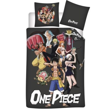 One Piece Dekbedovertrek - 140 x 200 cm - 63 x 63 cm - Polyester