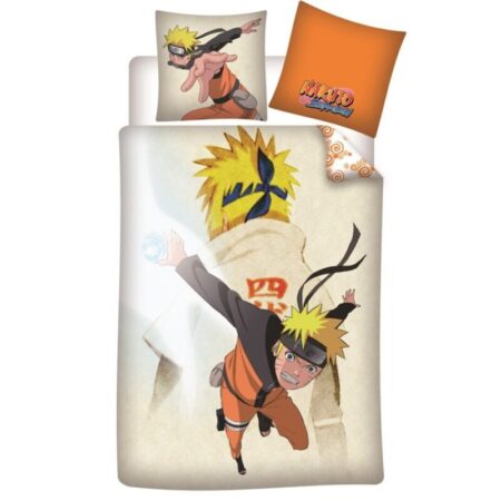 Naruto Dekbedovertrek - 135 x 200 cm (Duitse maat) - 80 x 80 cm - 100% katoen