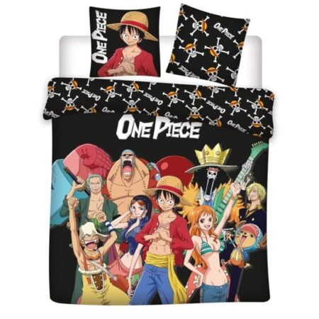One Piece Dekbedovertrek - 240 x 220 cm - 63 x 63 cm - Polyester
