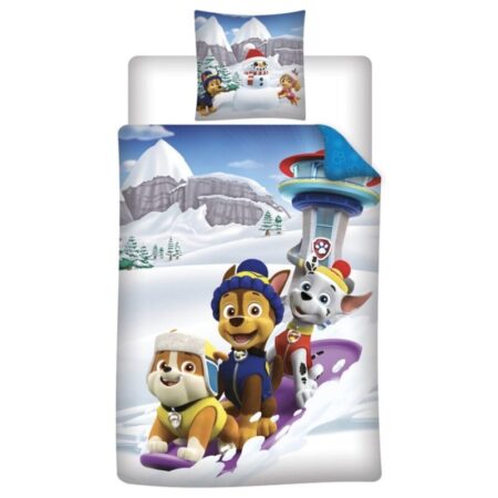 Paw Patrol Dekbedovertrek - 140 x 200 cm - 65 x 65 cm - Flanel