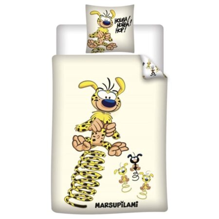 Marsupilami Dekbedovertrek Familie - 140 x 200 cm - 65 x 65 cm - Polykatoen