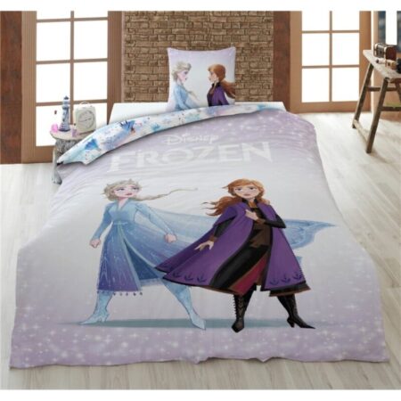 Disney Frozen Dekbedovertrek - 140 x 200 cm - 65 x 65 cm - Polykatoen