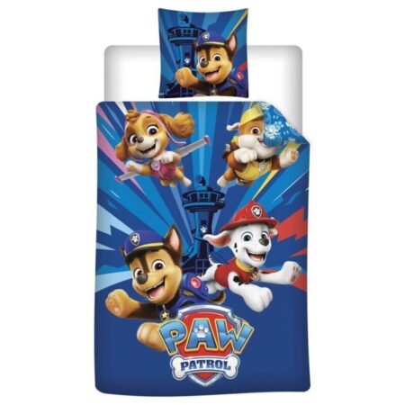 Paw Patrol Dekbedovertrek Uitkijktoren - 140 x 200 cm - 65 x 65 cm - Polykatoen
