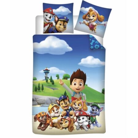 Paw Patrol Dekbedovertrek Ryder en het Team - 140 x 200 cm - 65 x 65 cm - Polykatoen