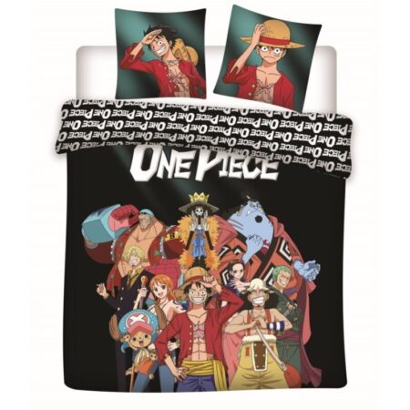 One Piece Dekbedovertrek - 240 x 220 cm - 65 x 65 cm - Polykatoen