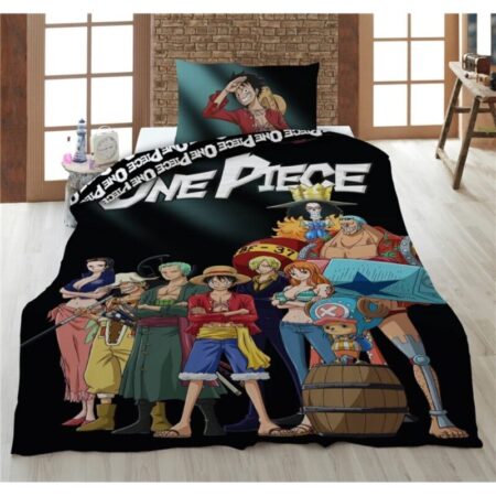 One Piece Dekbedovertrek - 160 x 210 cm (Zwitserse maat) - 65 x 100 cm - 100% katoen