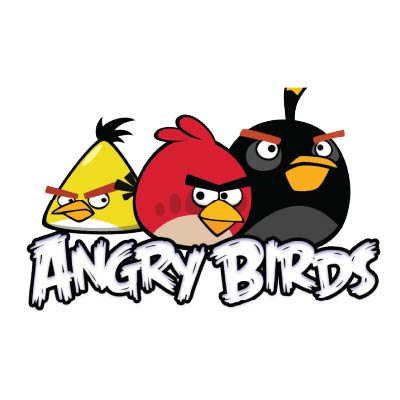 Angry Birds fleece deken