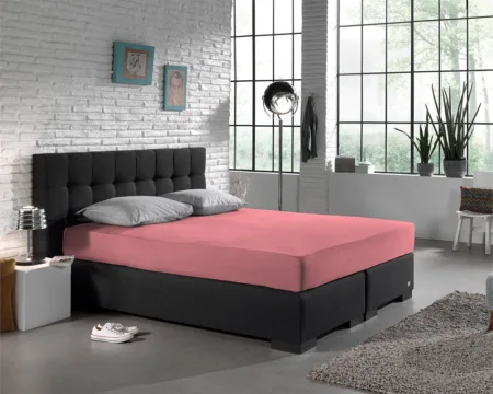 Dreamhouse Enkel Jersey 135 gr. Hoeslaken Roze 160/180 x 200 cm