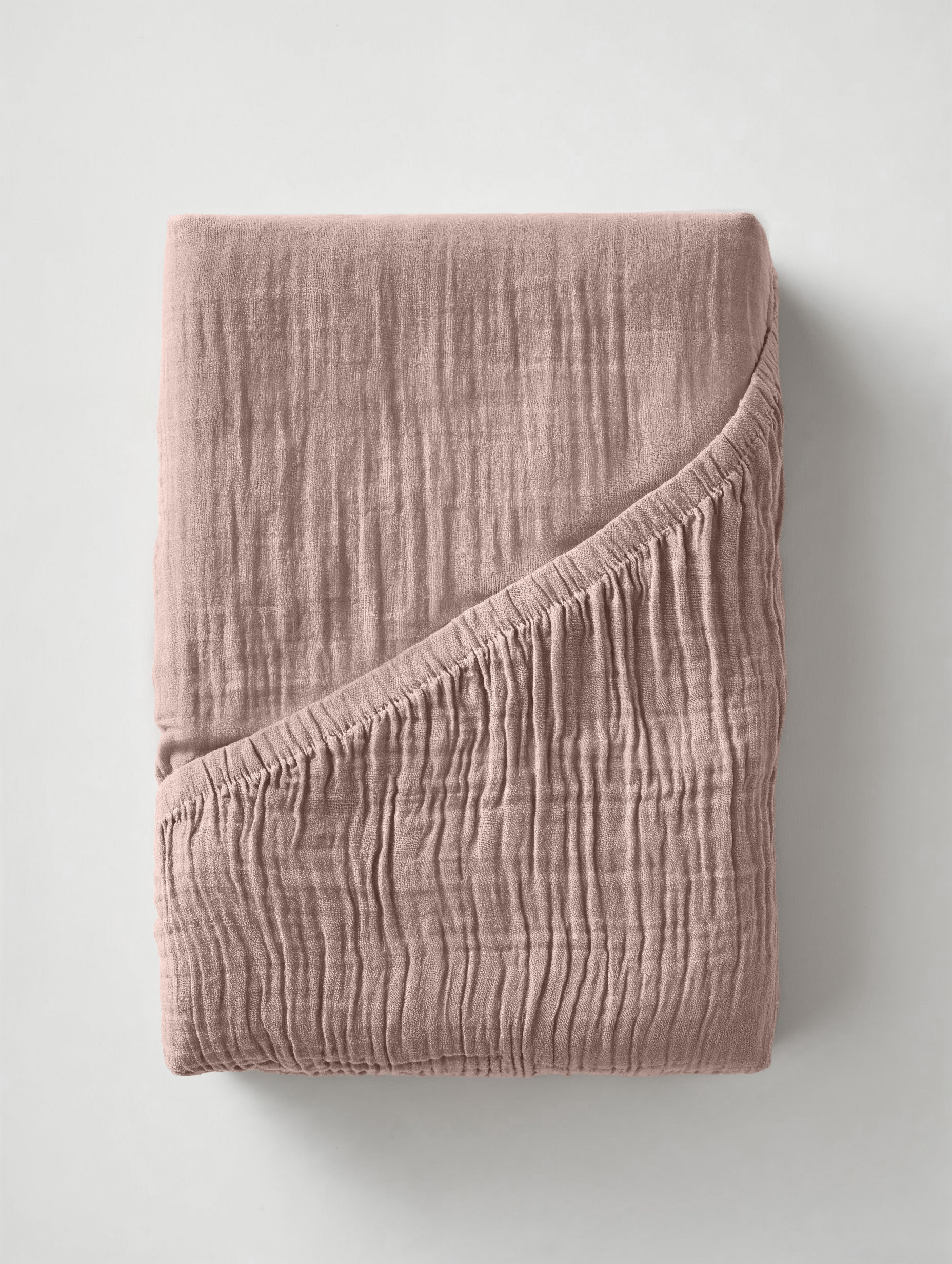 Dreamhouse Hoeslaken Mousseline Blush Roze 140 x 200 + 30 cm