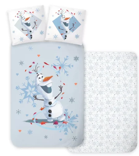 Frozen Olaf Dekbedovertrek 100 x 135 cm - Katoen - 40 x 60 cm