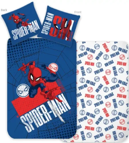 Spiderman Peter Parker Dekbedovertrek 140 x 200 cm - 70 x 90 cm - katoen