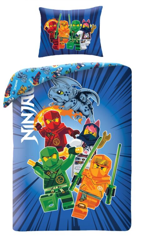 Lego Dekbedovertrek Ninjago - 140 x 200 cm - 70 x 90 cm - 100% Polyester