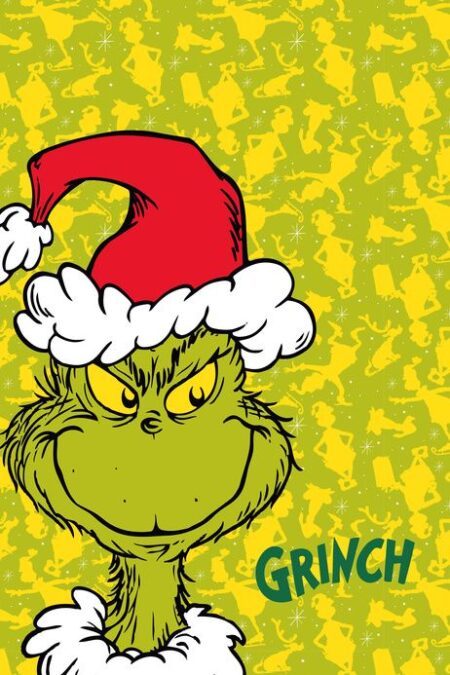 Grinch fleece deken 100 x 150 cm - pre order