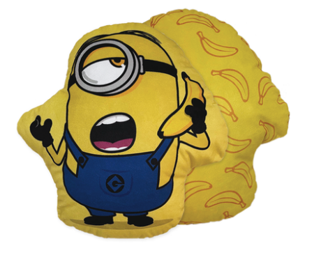 Minions kussen banana bellen - Katoen - 35x 33 cm