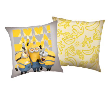Minions- gek gevoel- Katoen - 40x 40 cm