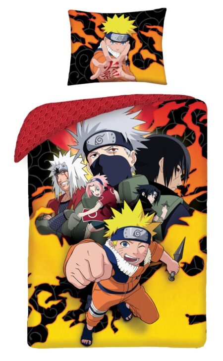 Naruto Dekbedovertrek - 140 x 200 cm - 70 x 90 cm - 100% katoen