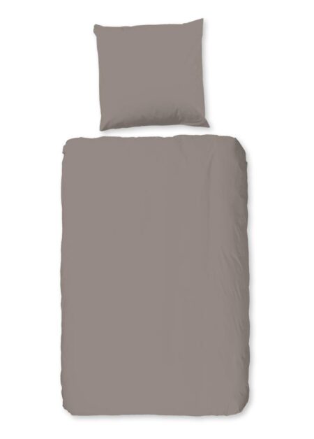 HIP Dekbedovertrek "Uni" - Off-Wit - (135x200 cm) - 100% Katoen