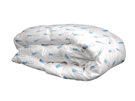 Good Morning Dekbed "Uni" - Wit - (140x200 cm)