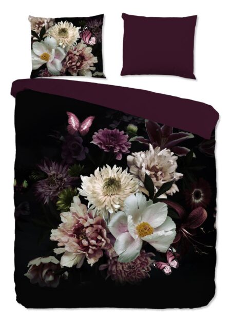 Pure Dekbedovertrek "Marleen" - Rood - (200x220 cm) - 100% Polyester