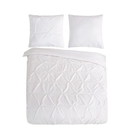 Pure Dekbedovertrek "Elegance" - Wit - (240x220 cm) - 100% Polyester