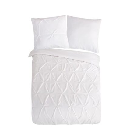 Pure Dekbedovertrek "Elegance" - Wit - (200x200 cm) - 100% Polyester