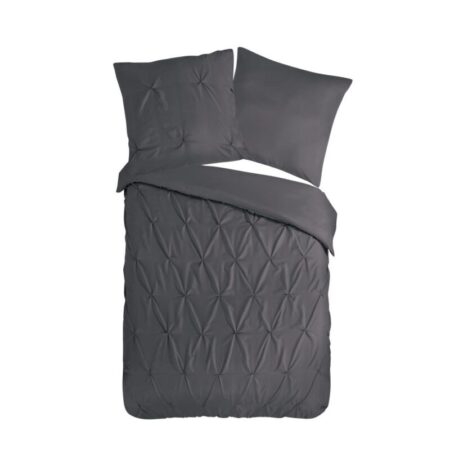 Pure Dekbedovertrek "Elegance" - Grijs - (135x200 cm) - 100% Polyester